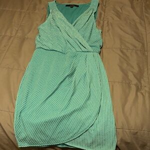 Guess Asymmetrical Aqua Dress